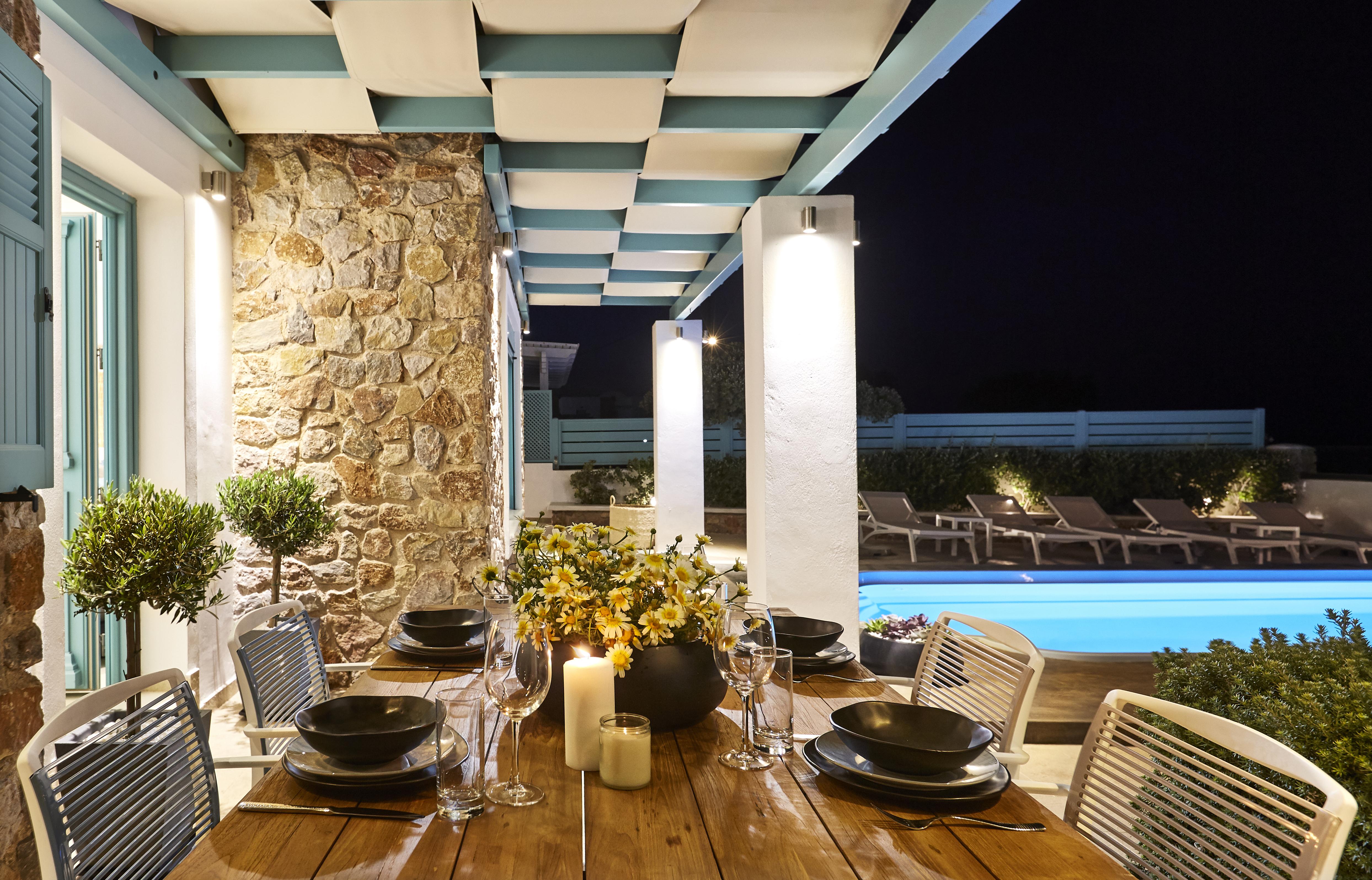Almyriki Beach Villa Monolithos Eksteriør bilde